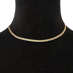 1/20 12 KT Gold Chain Vintage Necklace C Clasp Signed16 Inch Length